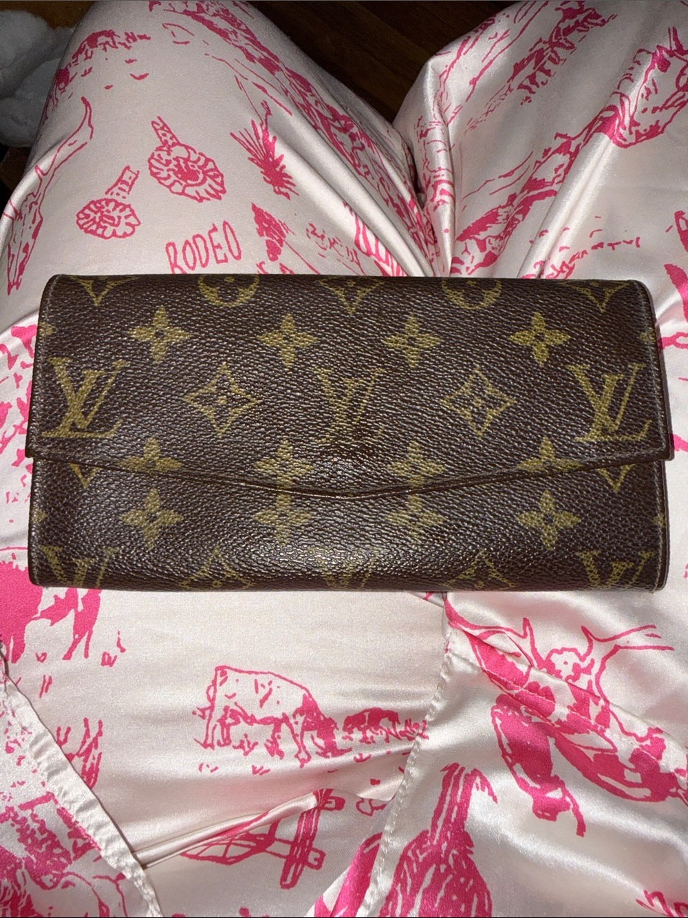 Louis Vuitton Monogram Canvas Continental Wallet in Brown
